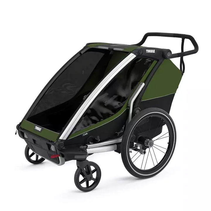 Thule Chariot Cab 2 Kinderanhänger Fahrradanhänger Cypress Green Xxl Stauraum  B-Ware - 872299048748
