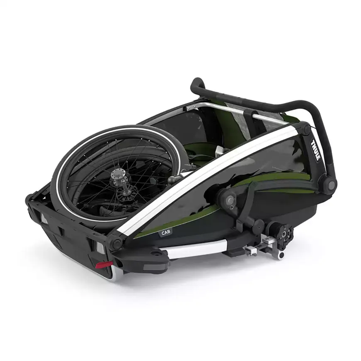 Thule Chariot Cab 2 Kinderanhänger Fahrradanhänger Cypress Green Xxl Stauraum  B-Ware - 872299048748