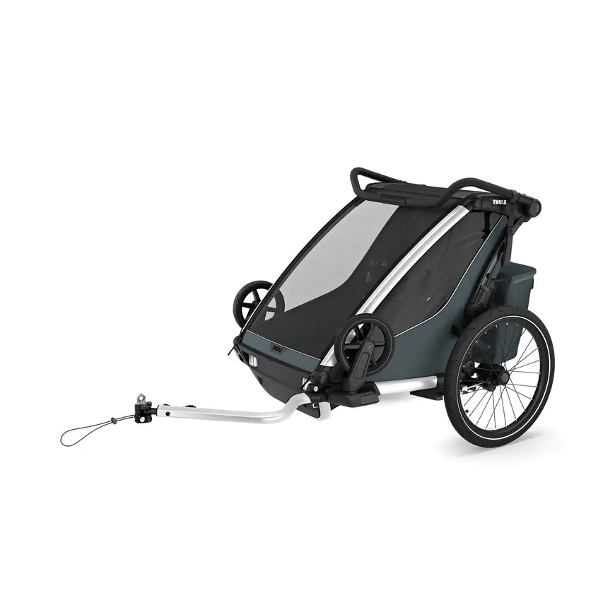 B-Ware Thule Fahrradanhänger Kinderwagen Chariot Cross 2 Double Dark Slate Multisport - 197074564788