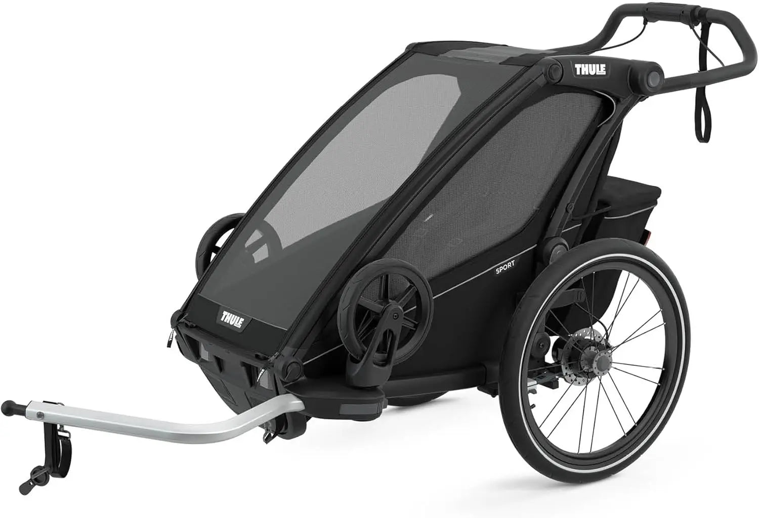B-Ware Thule Chariot Sport 1 Fahrradanhänger Anhänger Babyanhänger Black On Black - 872299048649