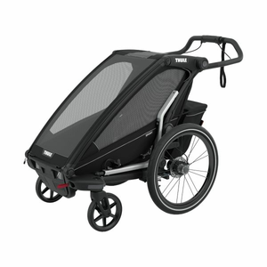 B-Ware Thule Chariot Sport 1 Fahrradanhänger Anhänger Babyanhänger Black On Black