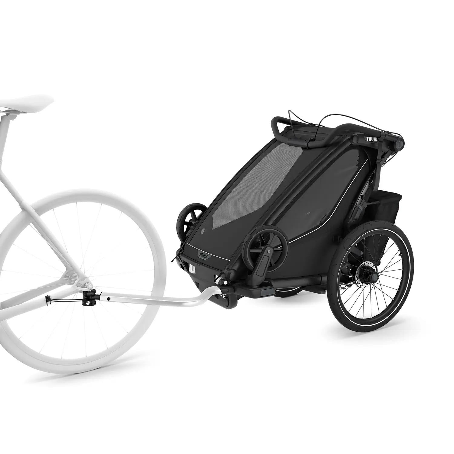 B-Ware Thule Fahrradanhänger Kinderwagen Anhänger Sport 2 Einsitzer Black Multisport - 197074564733