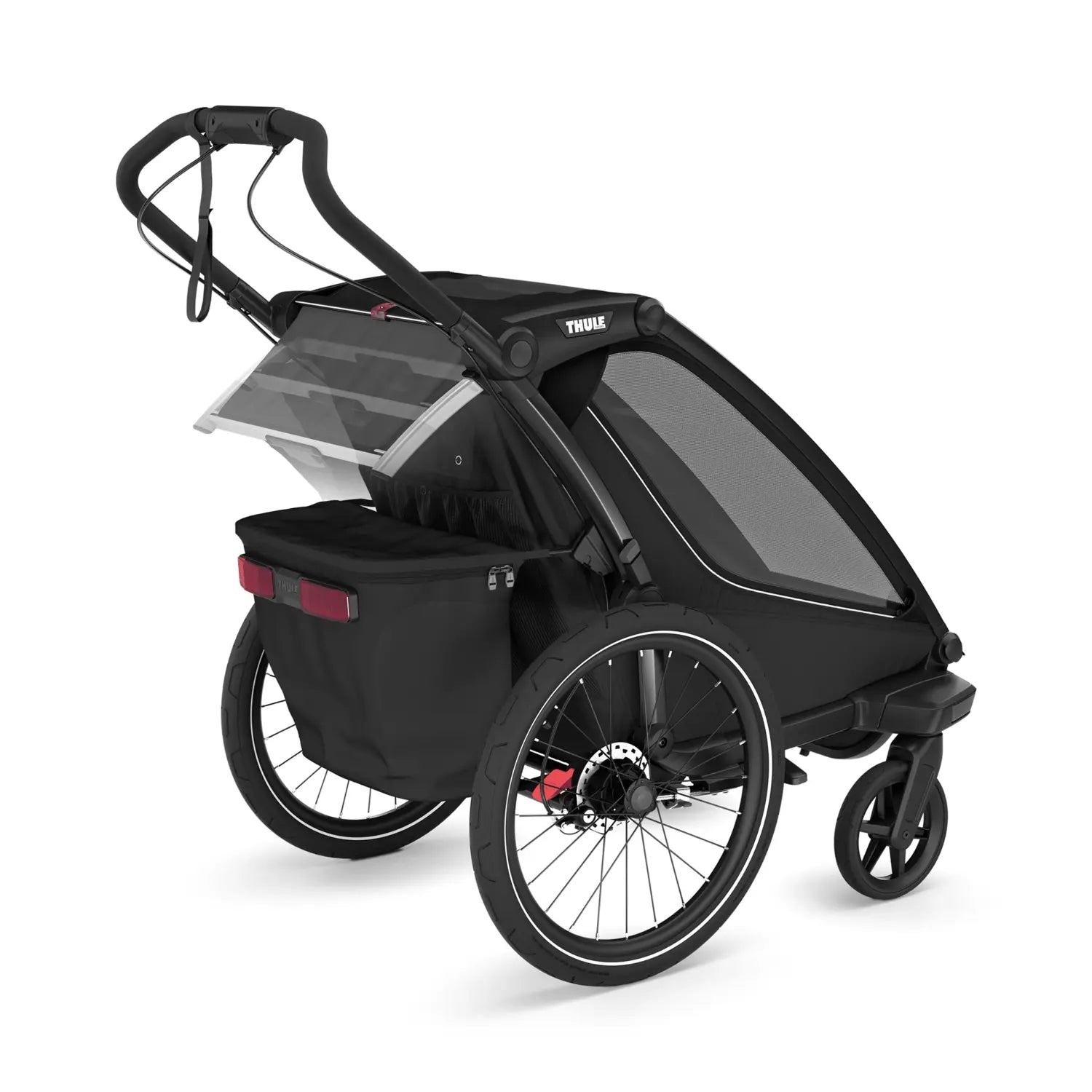 B-Ware Thule Fahrradanhänger Kinderwagen Anhänger Sport 2 Einsitzer Black Multisport - 197074564733