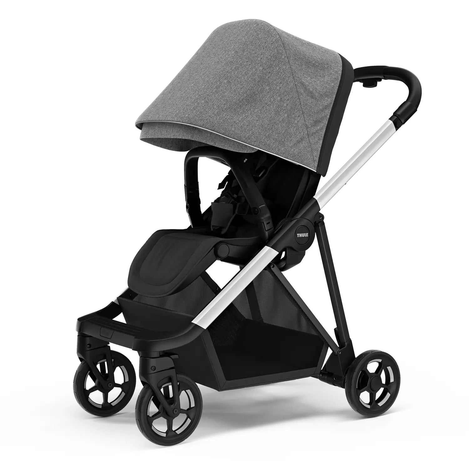 B-Ware Thule Sportwagen Buggy Shine Aluminium Grey Melange Umsetzbare Sitzeinheit - 872299049158