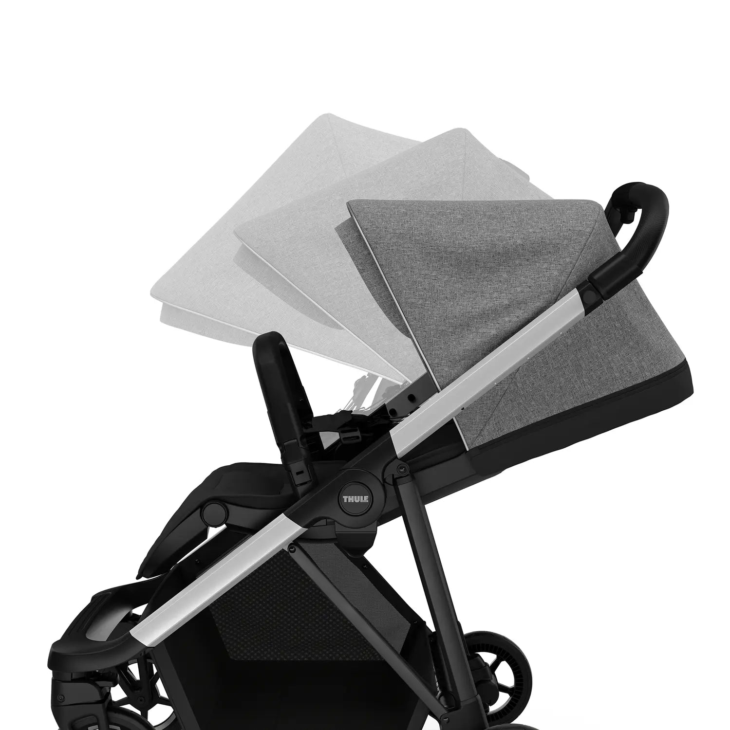 B-Ware Thule Sportwagen Buggy Shine Aluminium Grey Melange Umsetzbare Sitzeinheit - 872299049158
