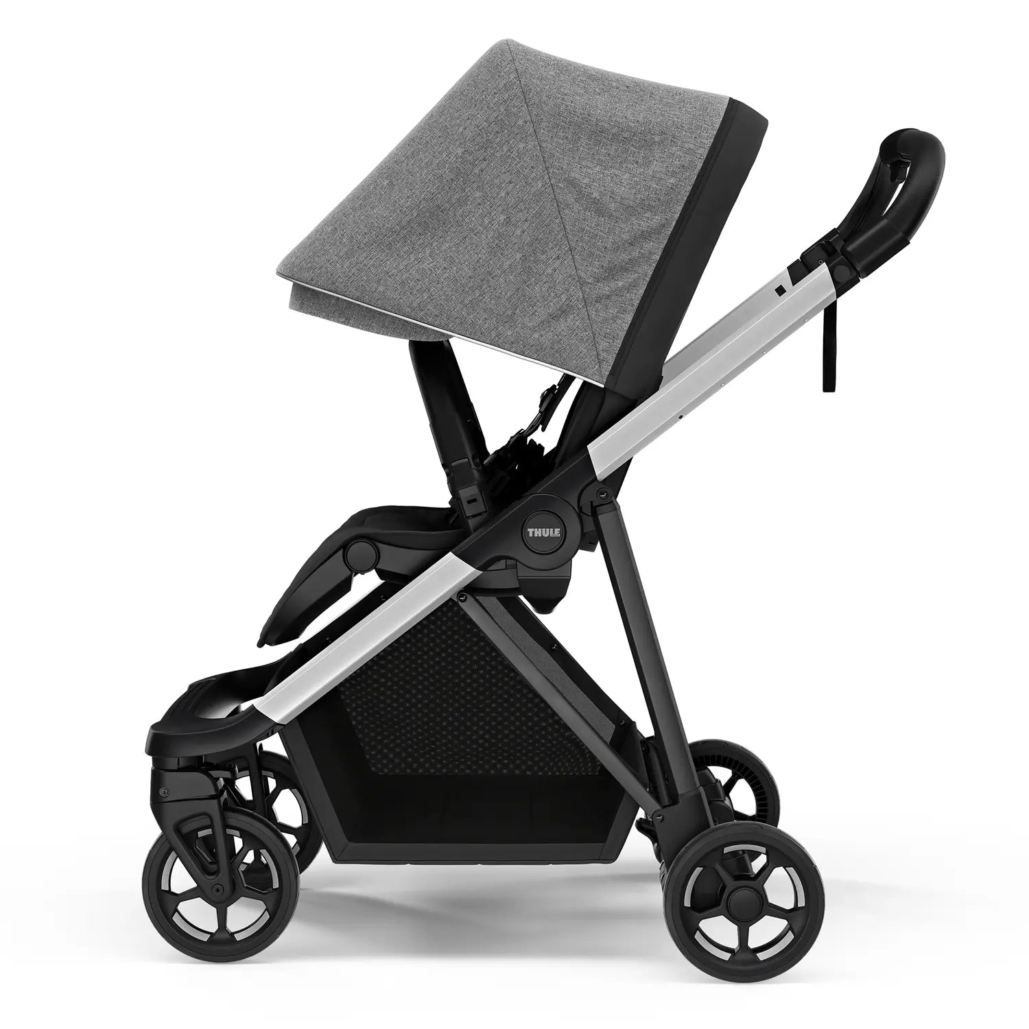 B-Ware Thule Sportwagen Buggy Shine Aluminium Grey Melange Umsetzbare Sitzeinheit - 872299049158