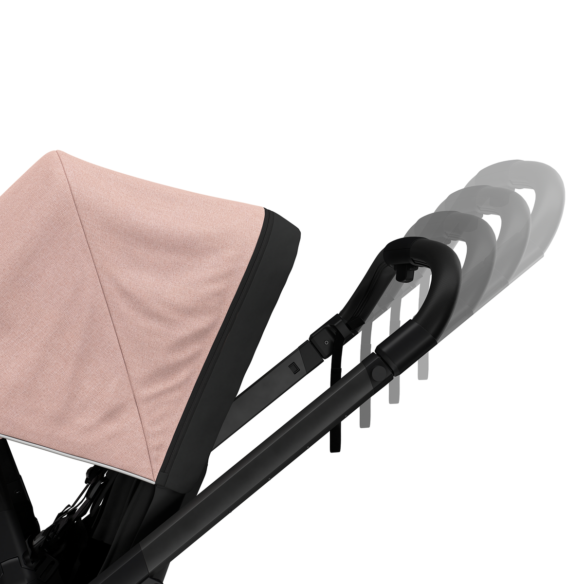 Thule Buggy Kinderwagen Shine Sportwagen Misty Rose Schwarz Sitz umsetzbar - 0872299049196