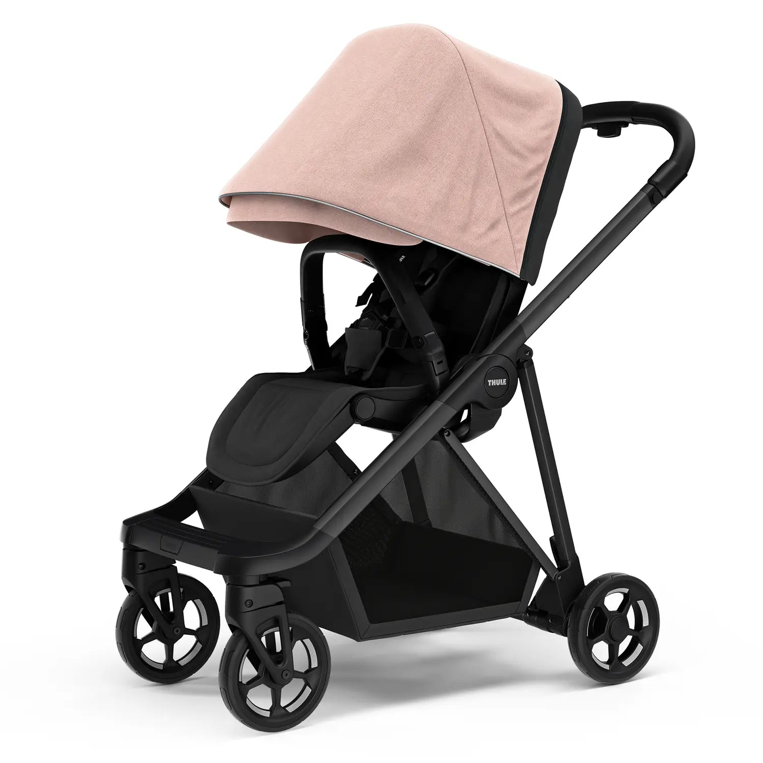 B-Ware Thule Buggy Kinderwagen Shine Sportwagen Misty Rose Schwarz Sitz Umsetzbar - 872299049196