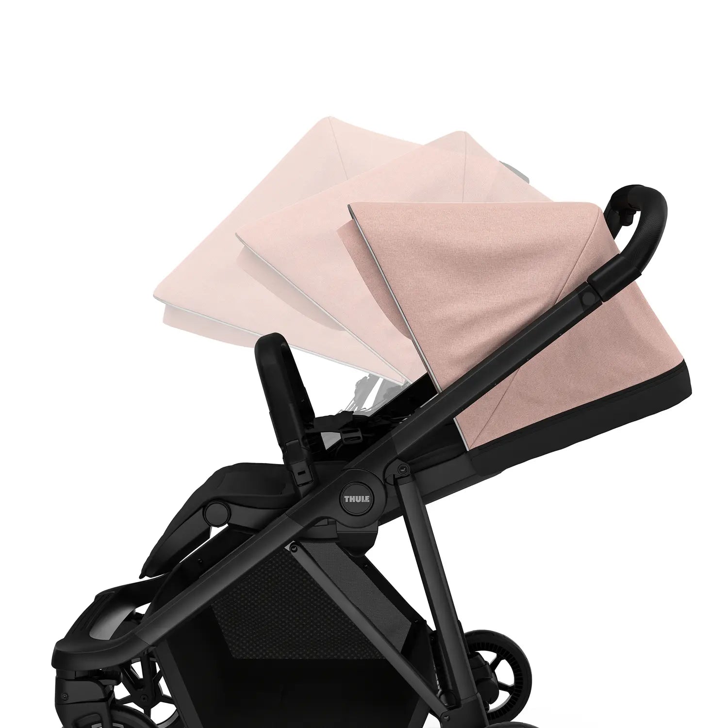 B-Ware Thule Buggy Kinderwagen Shine Sportwagen Misty Rose Schwarz Sitz Umsetzbar - 872299049196