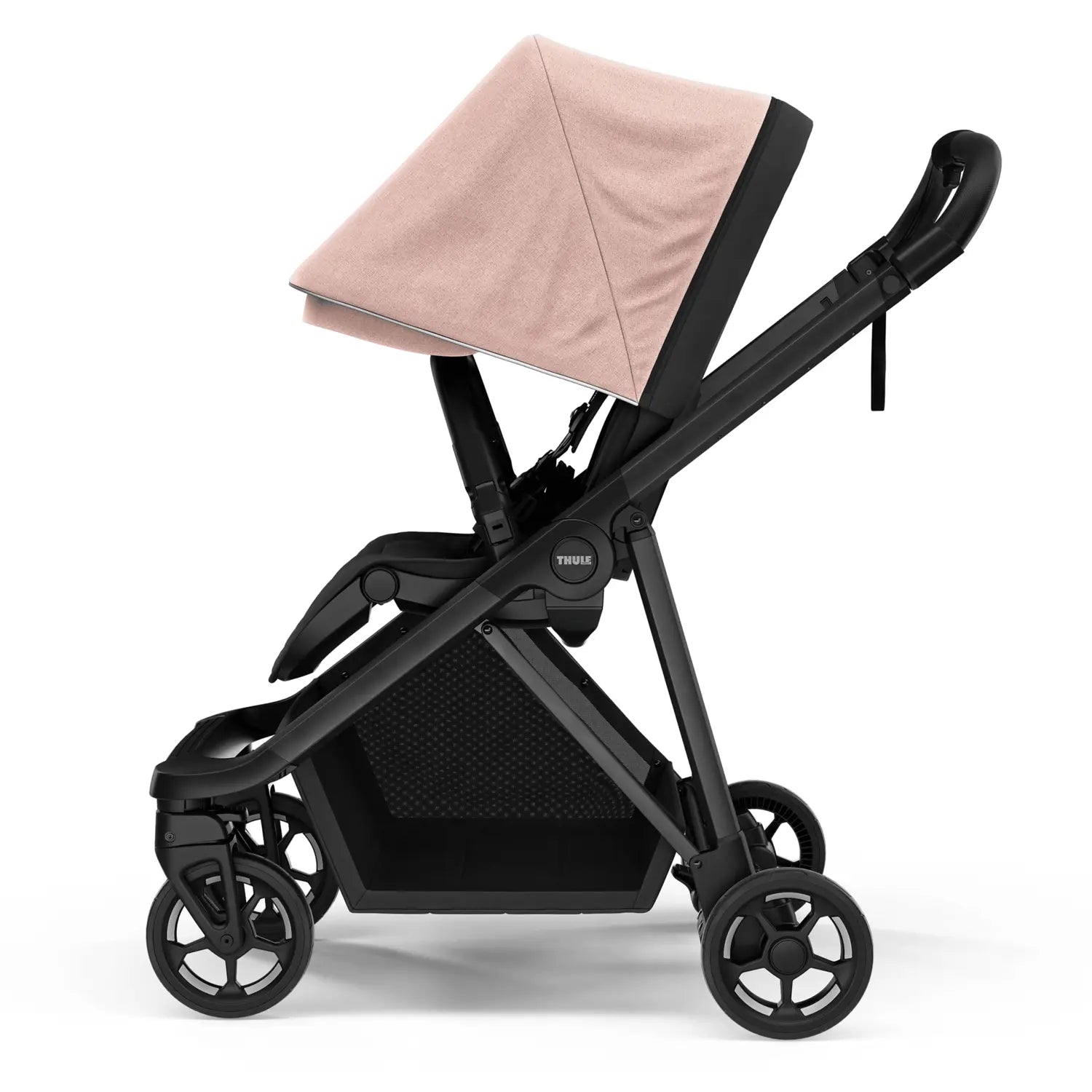 B-Ware Thule Buggy Kinderwagen Shine Sportwagen Misty Rose Schwarz Sitz Umsetzbar - 872299049196