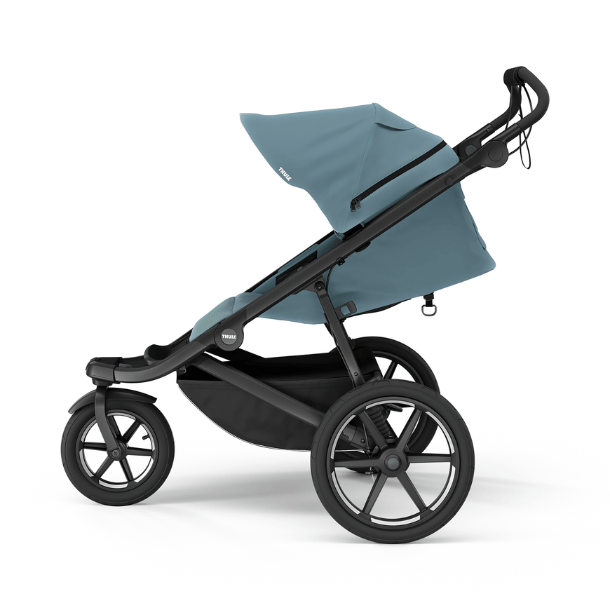 B-Ware Thule Urban Glide 3 Buggy Kinderwagen Jogger Mid Blue Luftbereifung Drehgriff