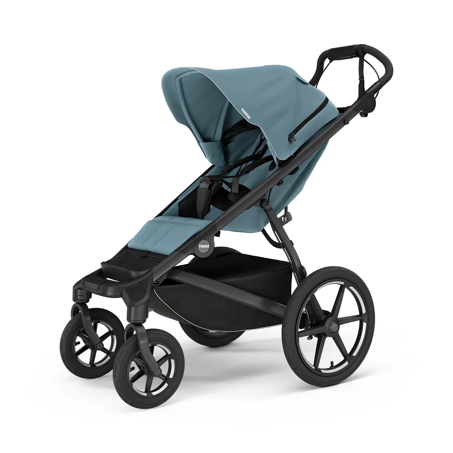 B-Ware Thule Kinderwagen Buggy Urban Glide 4 Wheel Mid Blue Stadtwagen Gelände Blau - 197074566355