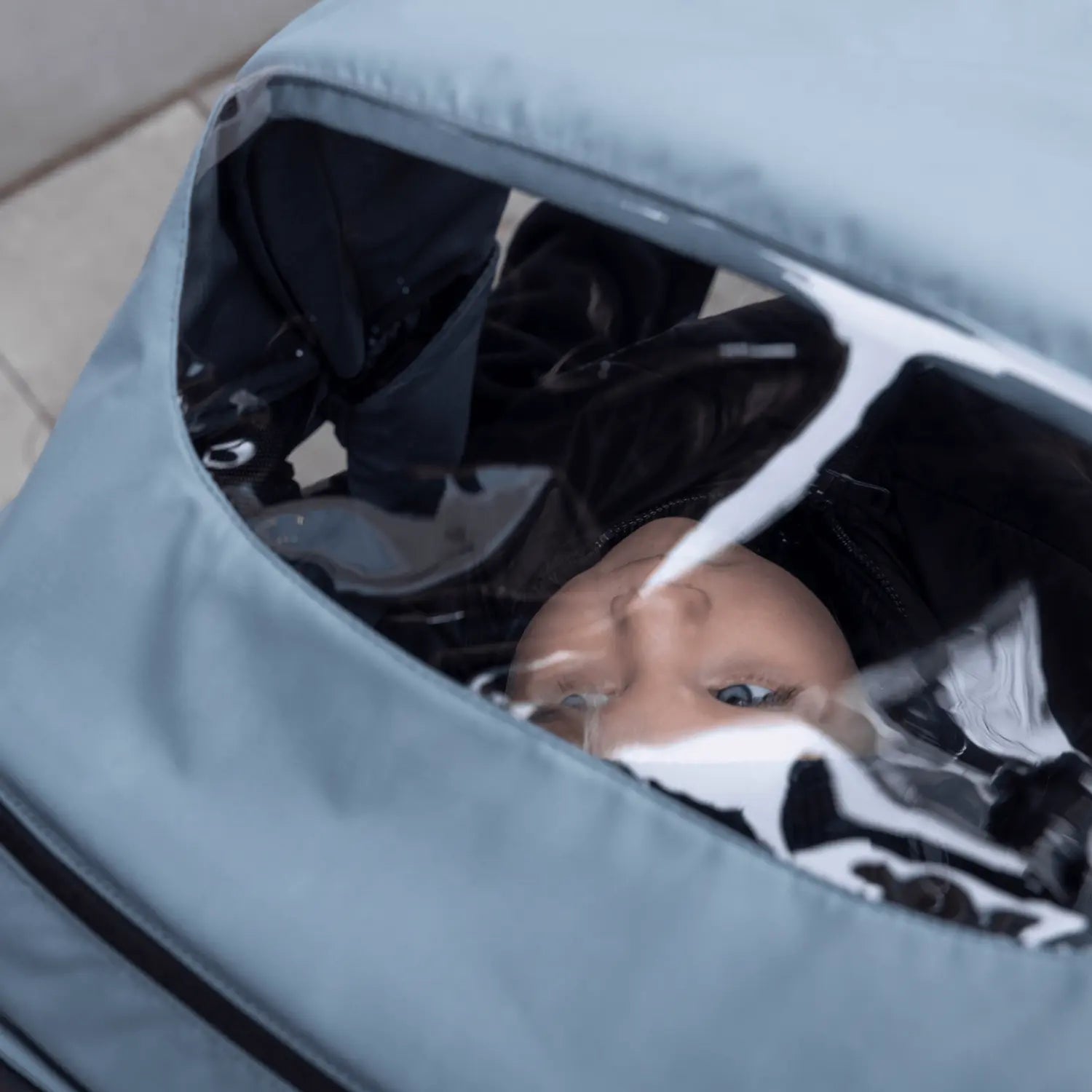 B-Ware Thule Kinderwagen Buggy Urban Glide 4 Wheel Mid Blue Stadtwagen Gelände Blau - 197074566355