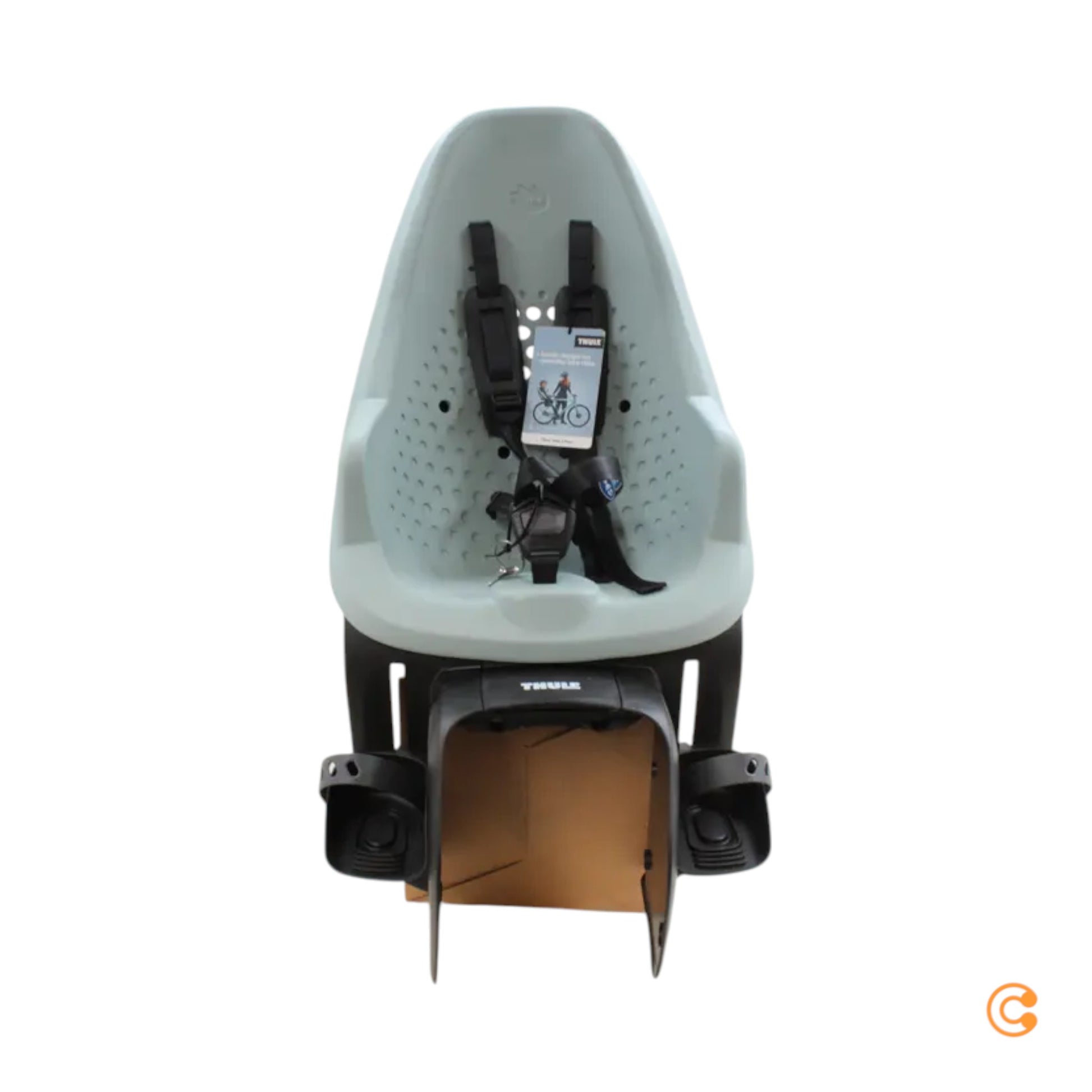 Thule Yepp 2 Maxi Fahrradsitz Kindersitz Gepäckträgermontage Sitz Alaska - 0197074760104