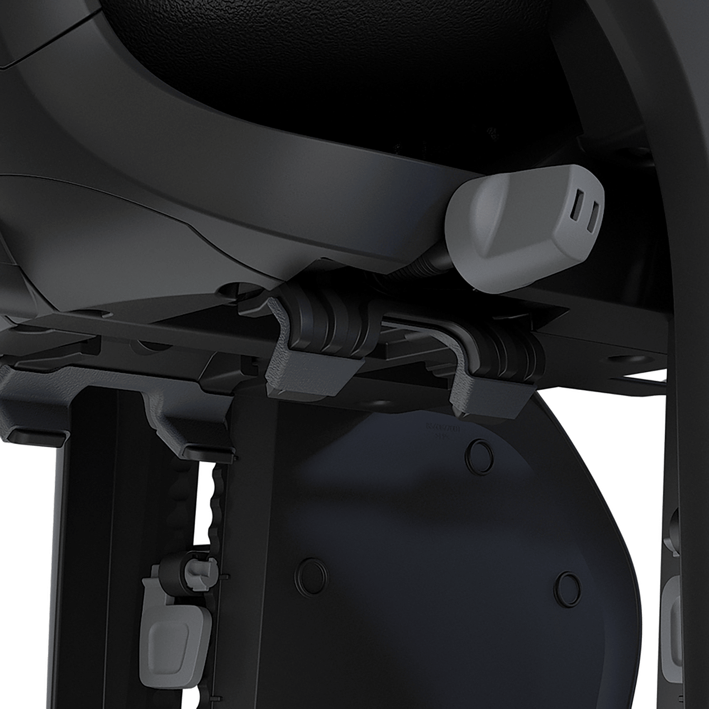 B-Ware Thule Yepp 2 Maxi Kindersitz Fahrradsitz Gepäckträger Aegean Blue Blau