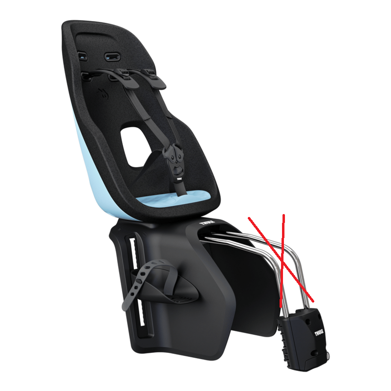 Thule Yepp Nexxt 2 Maxi Rahmenmontage Aquamarine Blue Siehe Text/Foto B-Ware