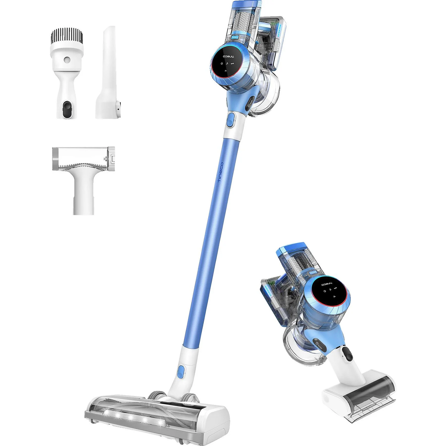 Tineco Akku Stielstaubsauger Handstaubsauger Pure One S11 Beutellos Zubehör Blau B-Ware