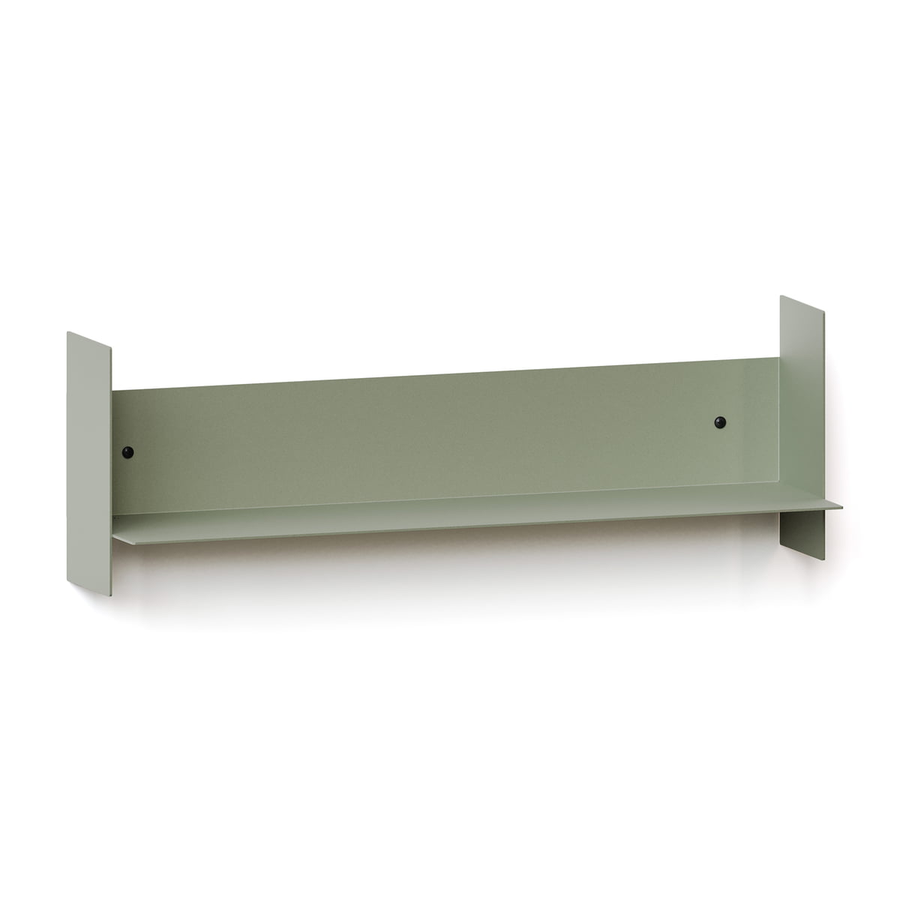 Tip Toe Pli Wandregal Regal Bücherregal Graugrün 15x60 Cm Modular Flexibel Möbel B-Ware - 3701499969867