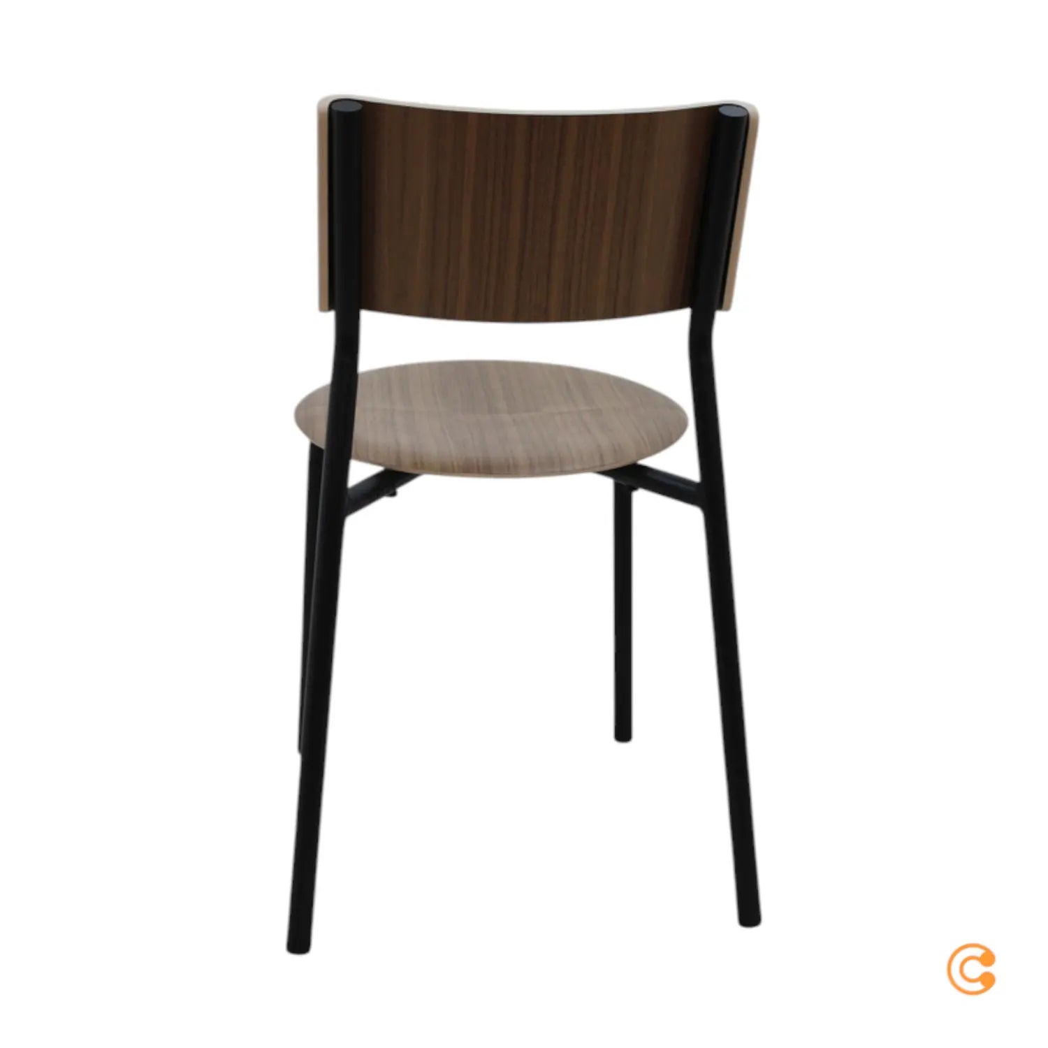 B-Ware Tip Toe Walnuss/Graphitschwarz Ssd Stuhl Esszimmerstuhl Sitz Siehe Text/Foto - 3760248626086