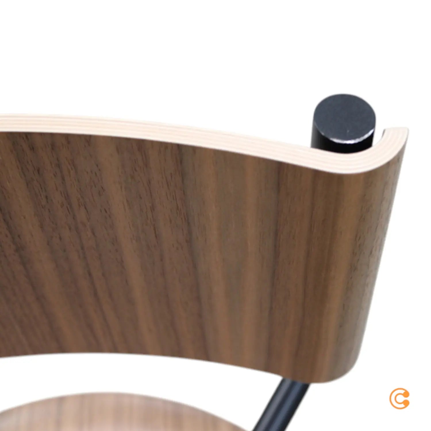 B-Ware Tip Toe Walnuss/Graphitschwarz Ssd Stuhl Esszimmerstuhl Sitz Siehe Text/Foto - 3760248626086