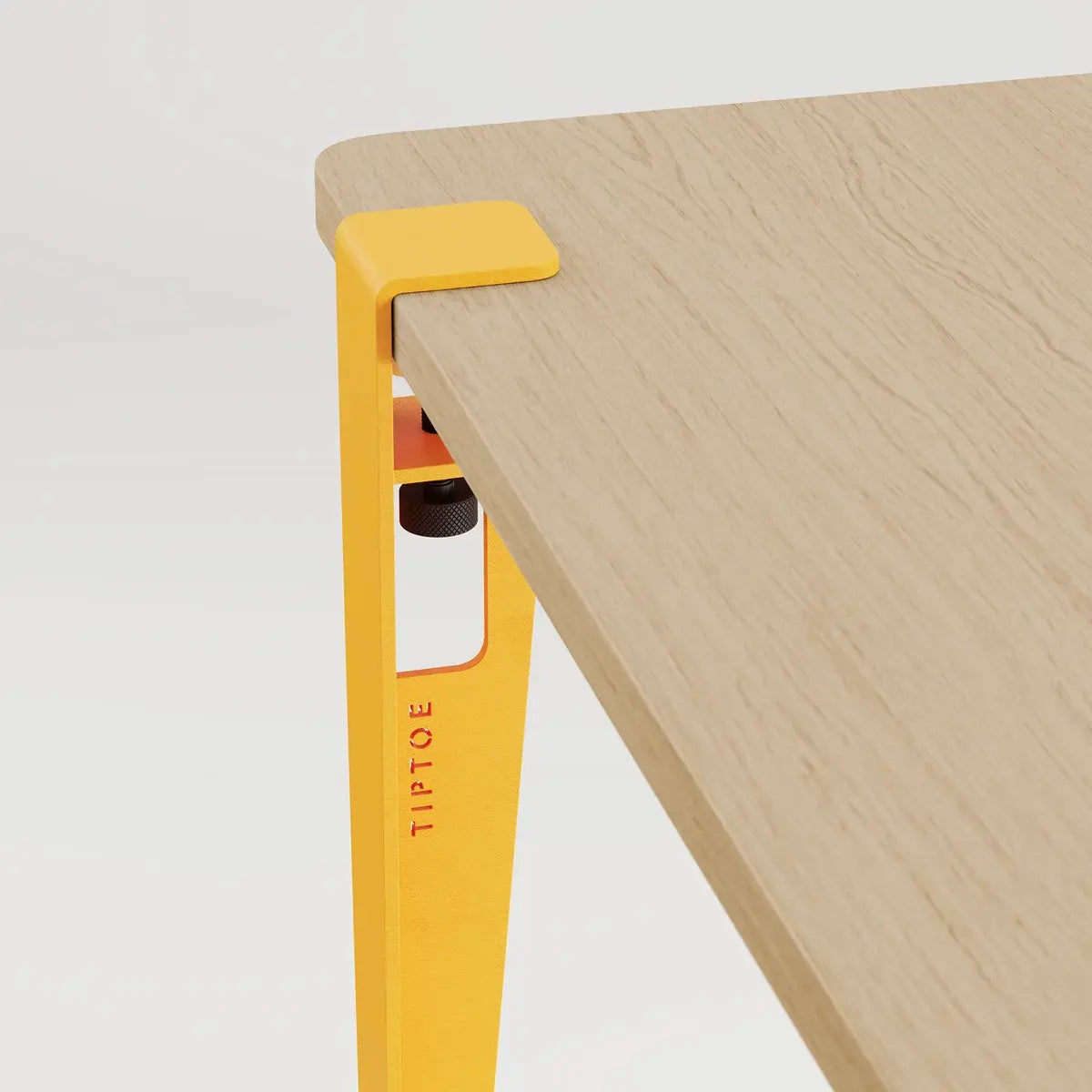 B-Ware Tip Toe Tischbein Bein Tischgestell Kinder Tisch Sonnengelb 50 Cm Stahl - 3701499998218