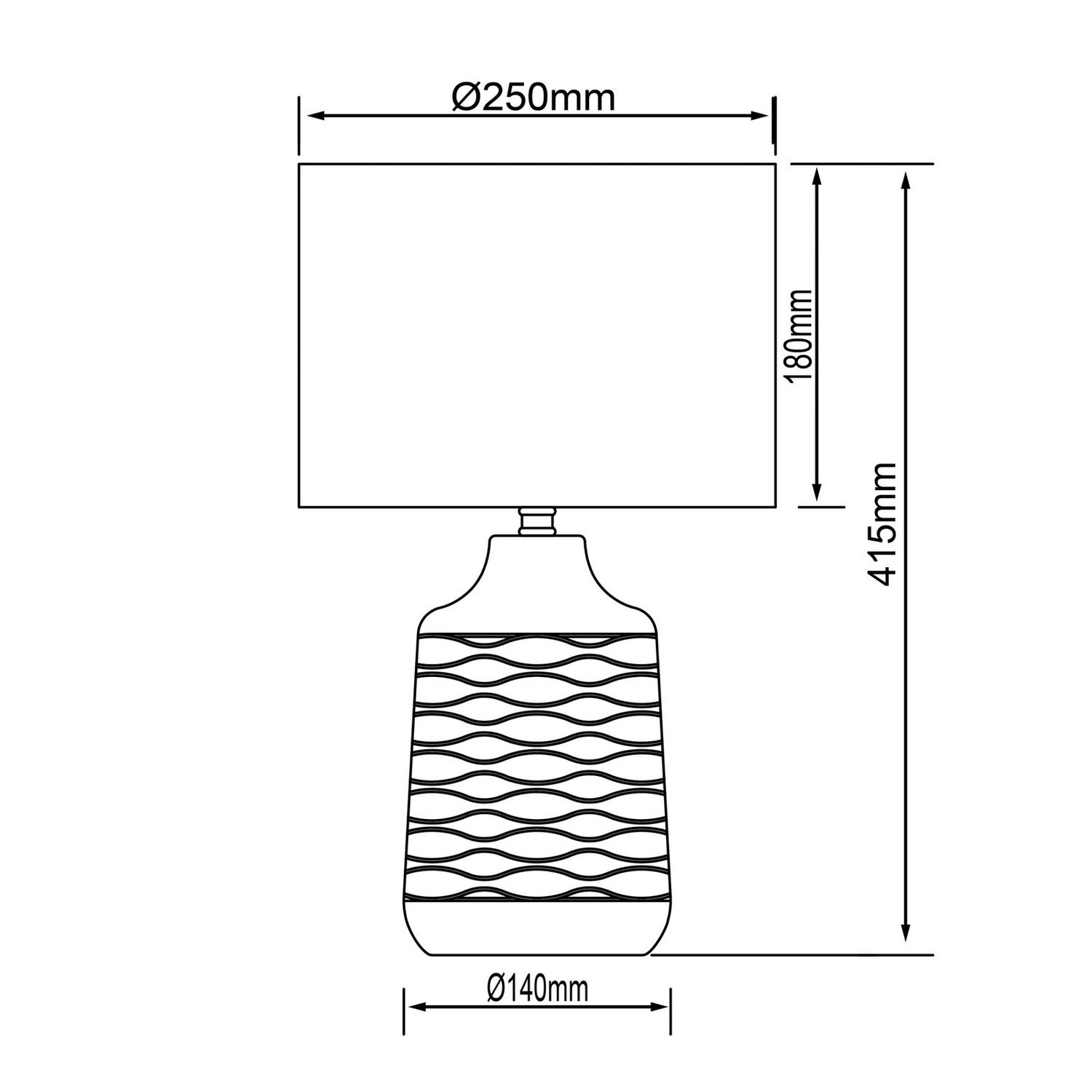 Ilysa Tischlampe Leuchte Lampe Stoffschirm Weiß Keramikfuß Grau Wohnraum B-Ware - 4004353412400
