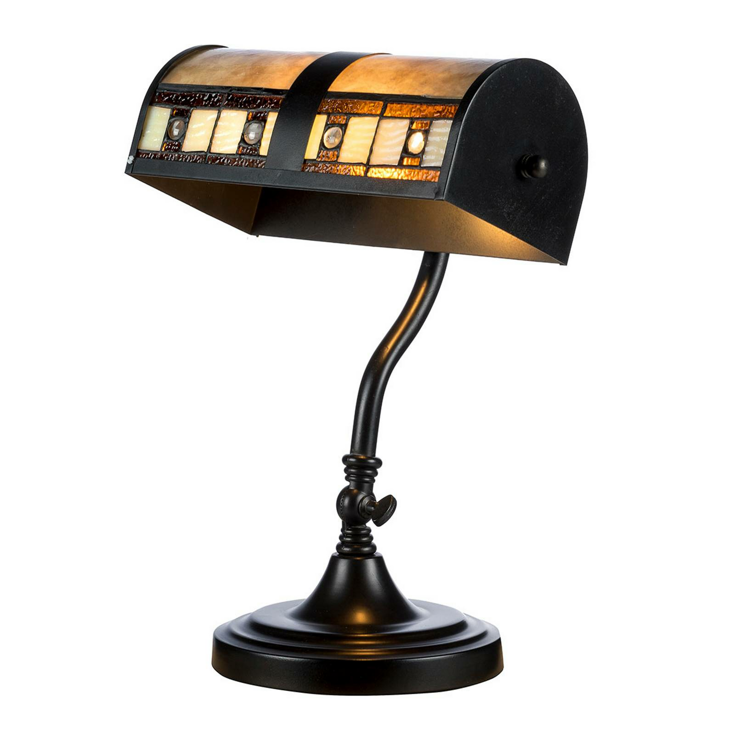 C-Ware Artistar Tischlampe Kt4613 Tischlampe E27 Tiffany Design Braun Siehe Text/Foto - 2431587024901