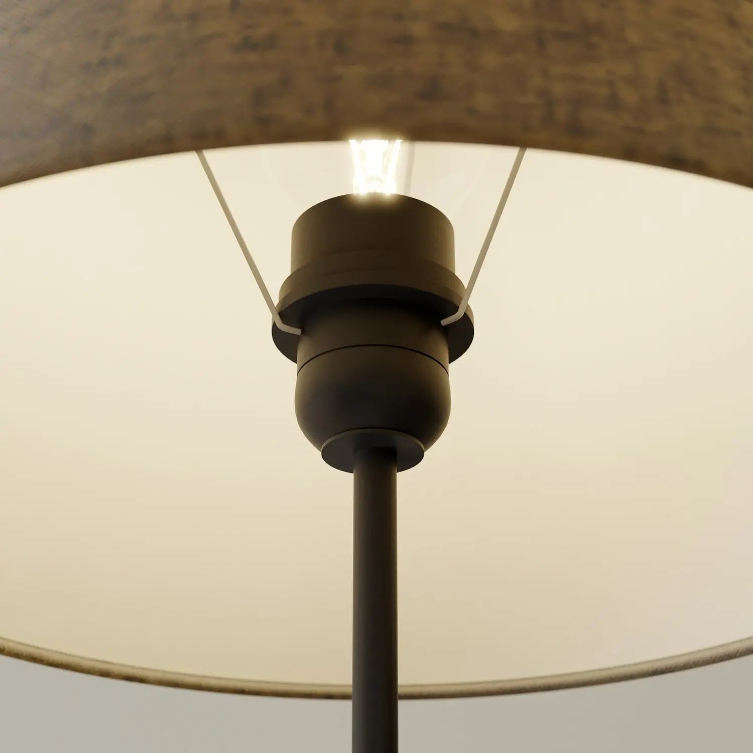 B-Ware Euluna Tischlampe Vera Tischleuchte Nachttischlampe Lampe Leuchte Stoffschirm575 - 8030626533127