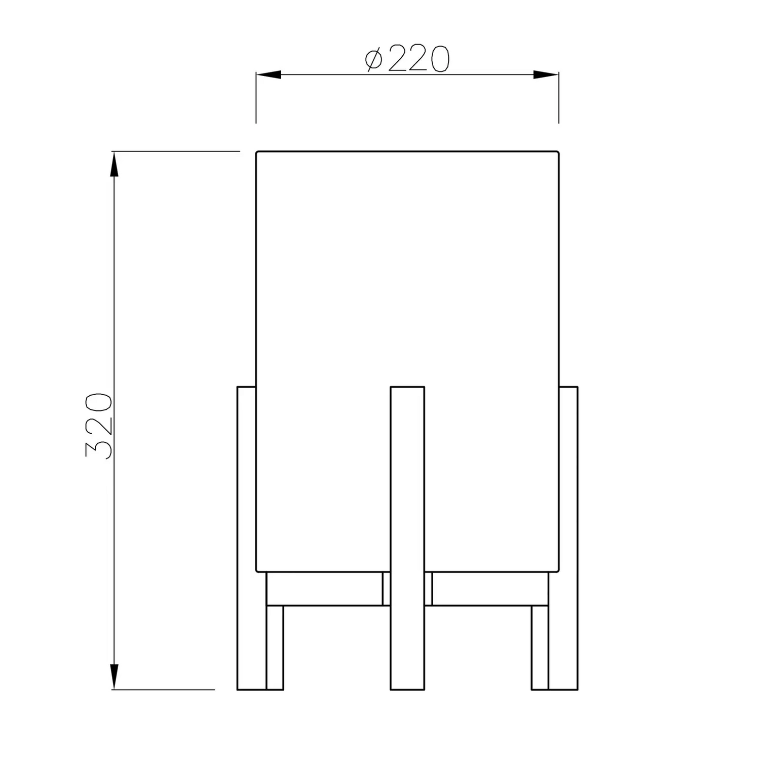 B-Ware Näve Tischleuchte 3193 Tischlampe Tischlicht Leuchte Holz Leinentextil Höhe 32cm