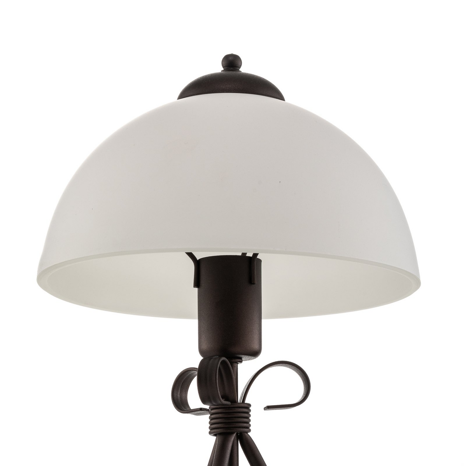 B-Ware Euluna Tischleuchte Adoro Schreibtischlampe Bürotischlicht Mit Glasschirm Braun - 5907687421256