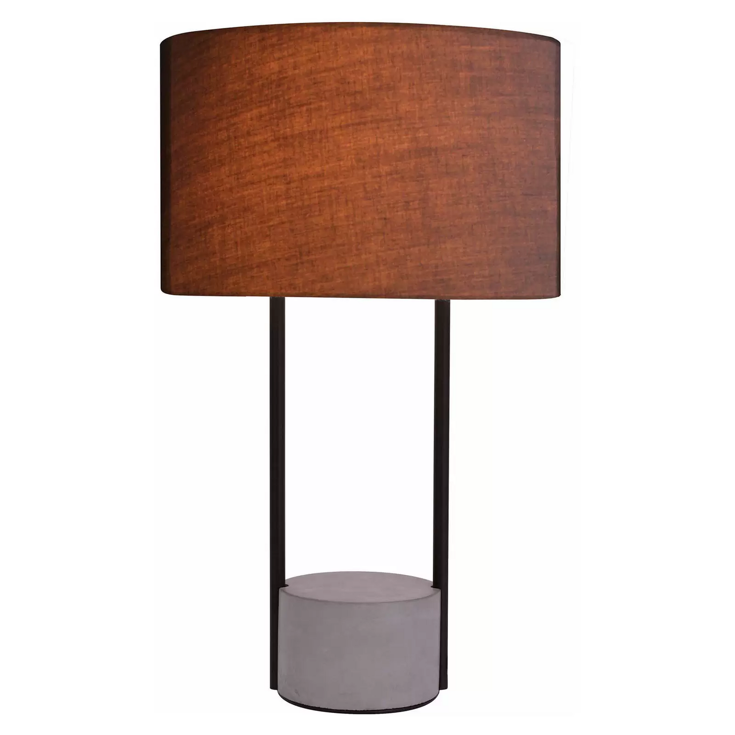 B-Ware Viokef Tischleuchte Allegro Mit Textilschirm Grau Tischlampe Stehlampe Lampe - 5201769083982