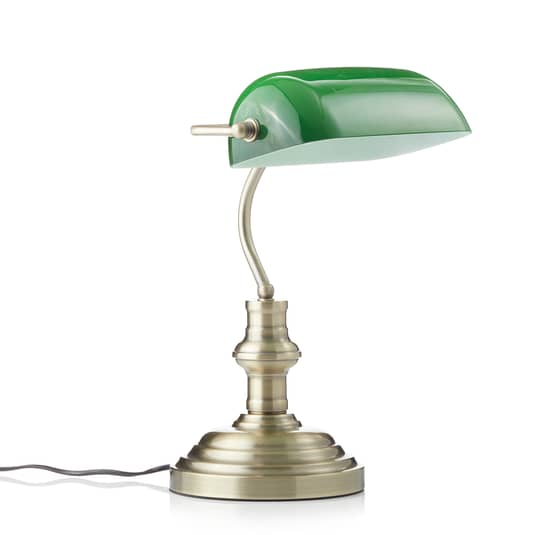 Markslöjd Tischleuchte Bankers Schreibtischlampe Bürotischlampe Designlampe E14 B-Ware - 7330024550568