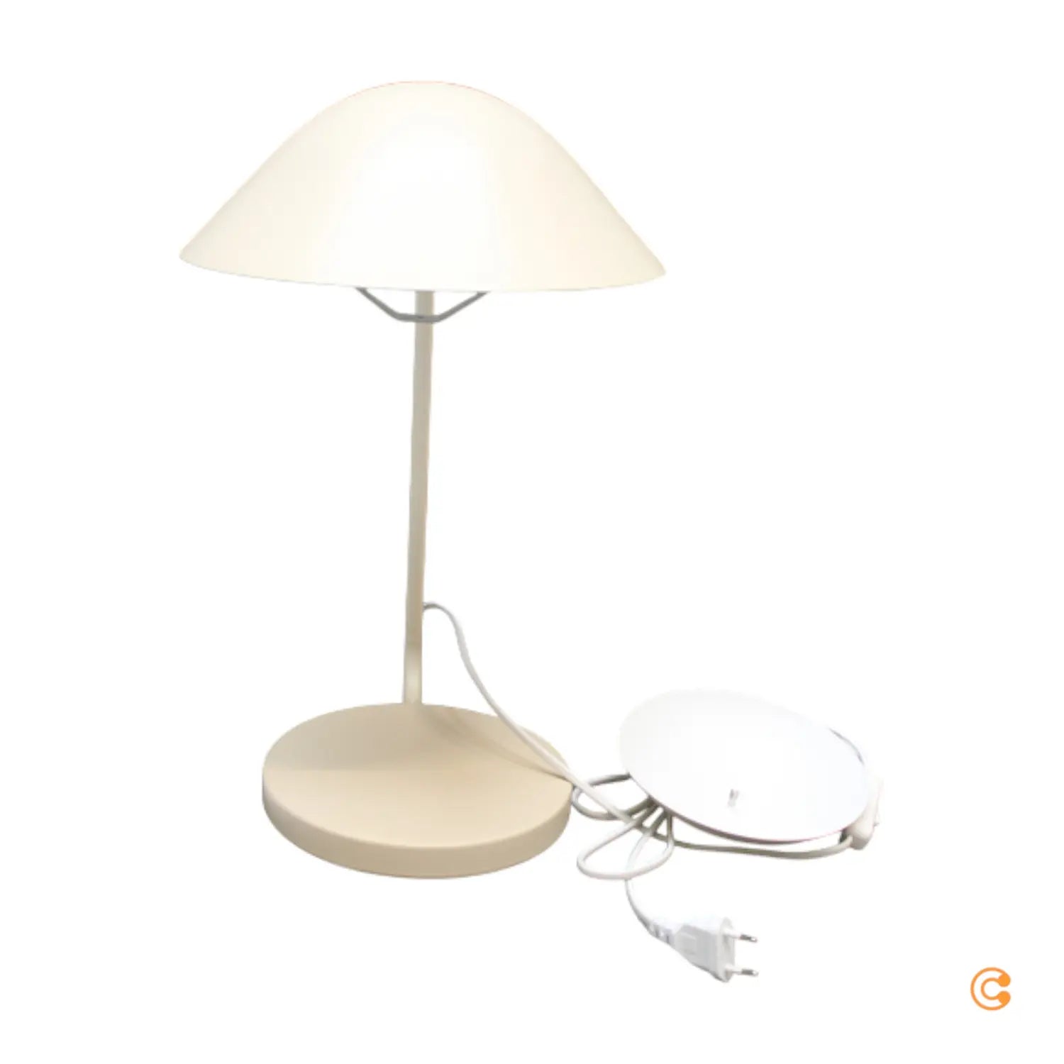 Nordlux Tischleuchte Lampe Freya Metall E14 Beige Schreibtischlampe Mit Schalter B-Ware - 5704924011795