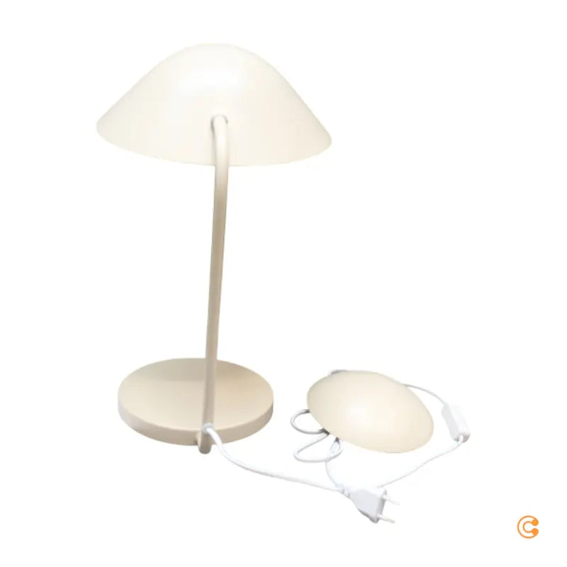 Nordlux Tischleuchte Lampe Freya Metall E14 beige Schreibtischlampe mit Schal841 - 5704924011795