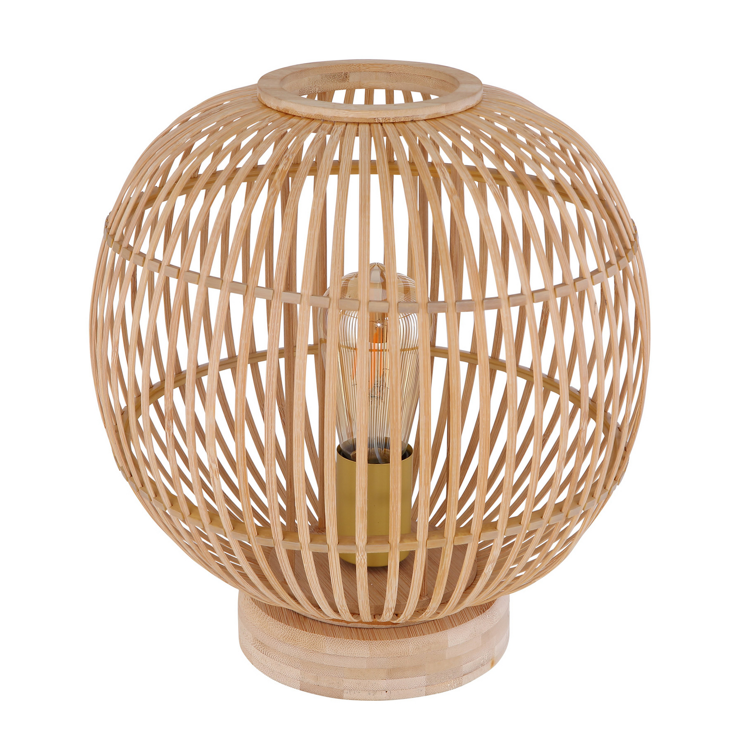 B-Ware Globo Tischleuchte Hildegard Aus Bambus ø 30 Cm Tischlampe Lampe Leuchte Spot - 9007371403578