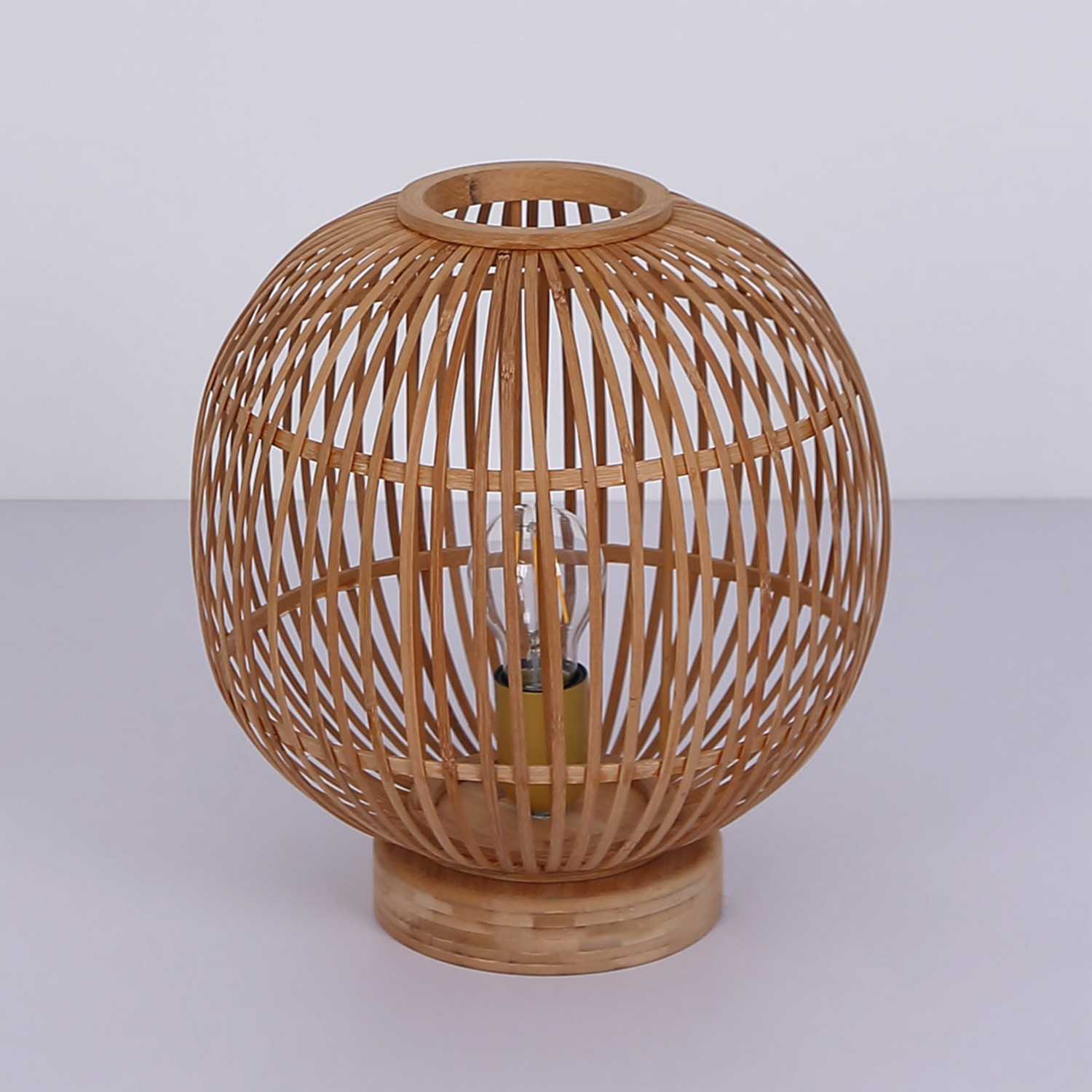 B-Ware Globo Tischleuchte Hildegard Aus Bambus ø 30 Cm Tischlampe Lampe Leuchte Spot - 9007371403578