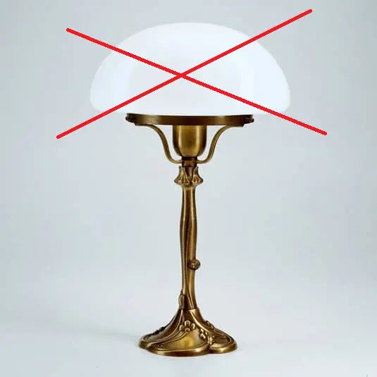 B-Ware Berliner Messinglampen Tischleuchte Katharina Tischlampe Lampe Siehe Text/Foto - 4043783511628