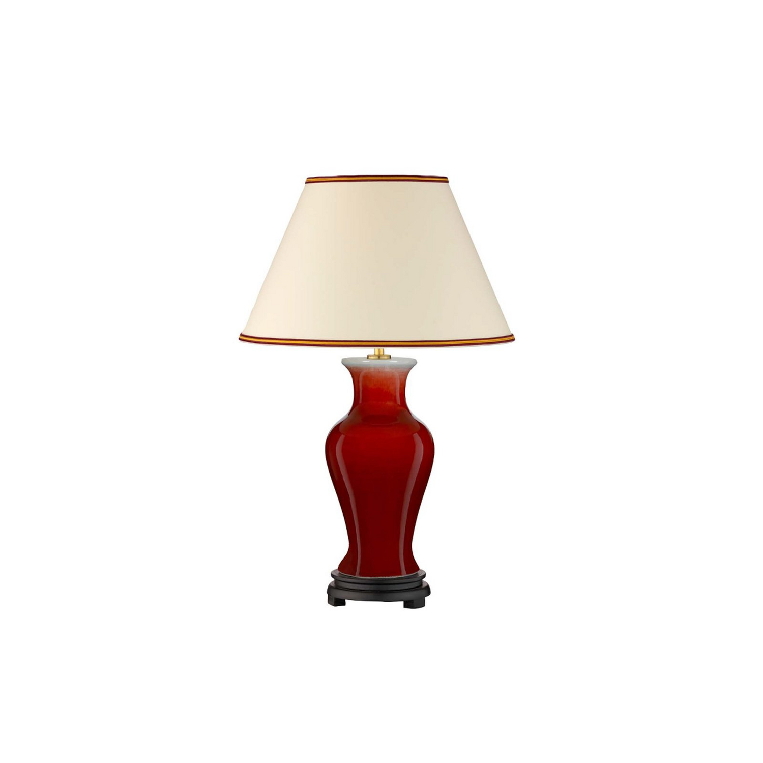 B-Ware Majin Tischleuchte Lampe Tischlampe Mit Rotem Keramikfuß Small Leuchte Spot - 5024005107453