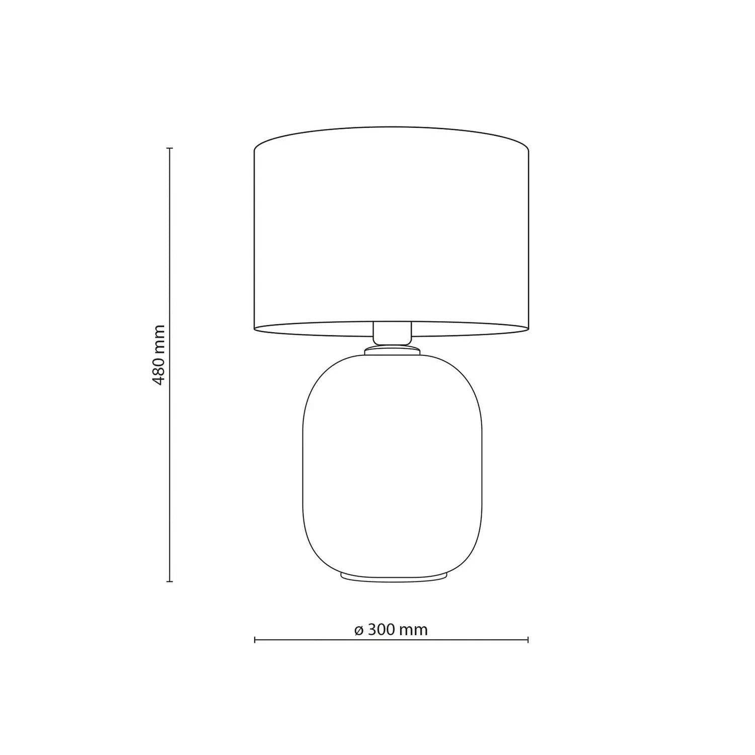 B-Ware Tischleuchte Lampe Melody Textil Olivgrün Grün Wohnzimmer Esszimmer Schlafzimmer - 5906135161836