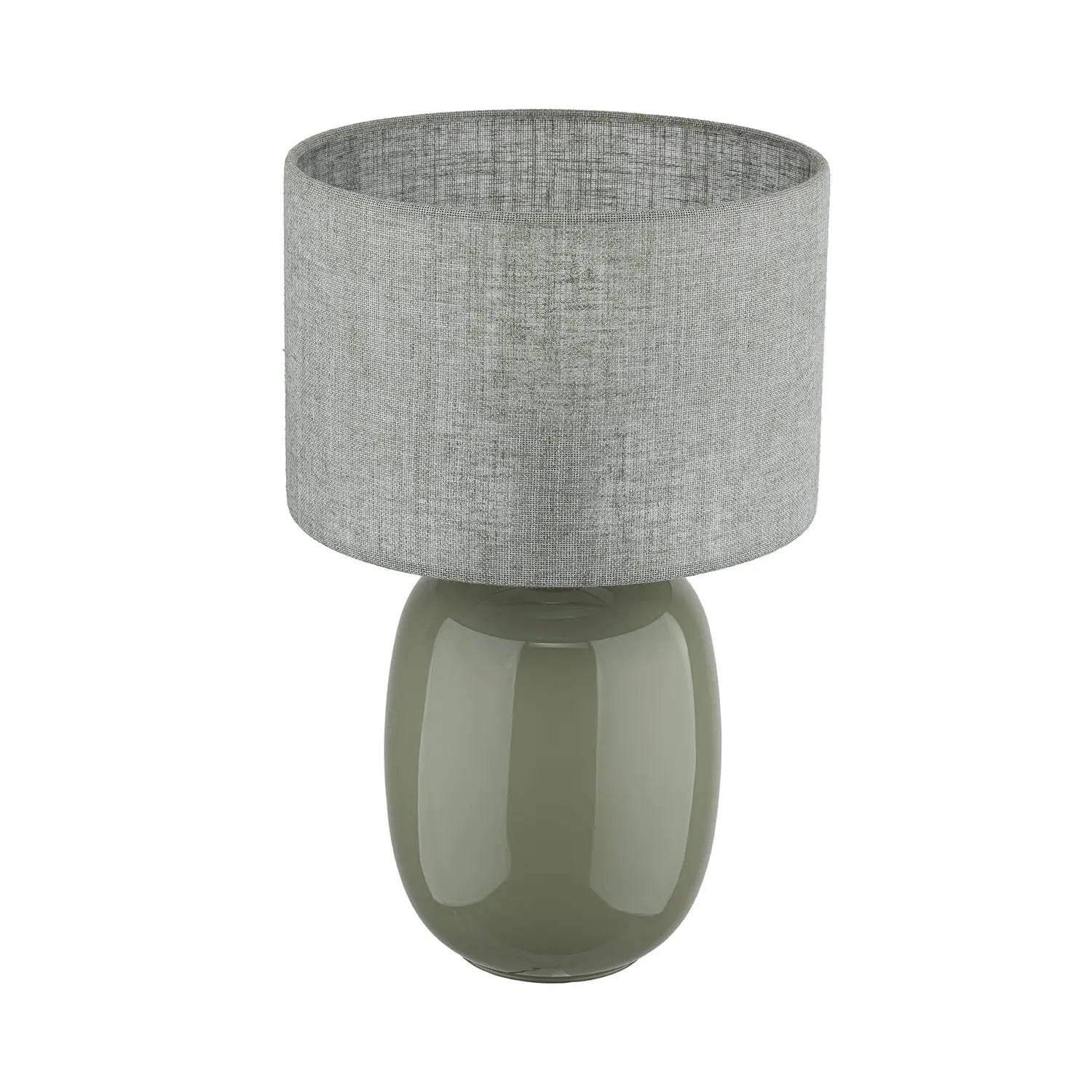 B-Ware Tischleuchte Lampe Melody Textil Olivgrün Grün Wohnzimmer Esszimmer Schlafzimmer - 5906135161836
