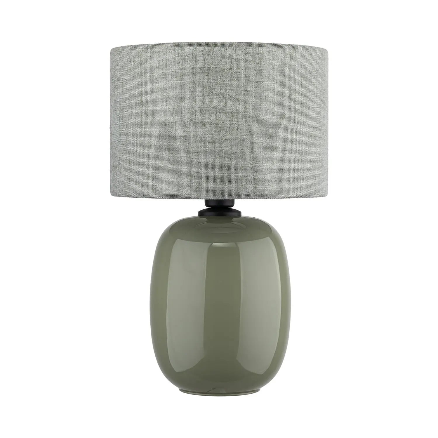 B-Ware Tischleuchte Lampe Melody Textil Olivgrün Grün Wohnzimmer Esszimmer Schlafzimmer - 5906135161836