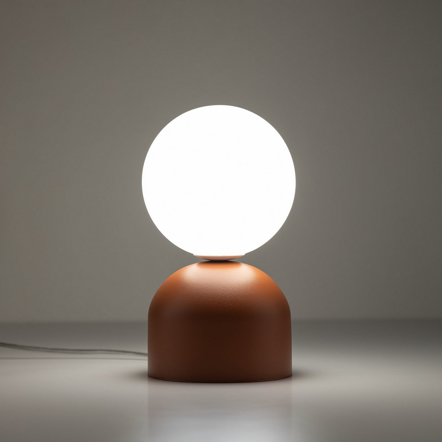 Tk Lighting Tischleuchte Miki Tischlampe Leuchte Terracotta H21cm Metall/Glas G9 B-Ware - 5906135160426