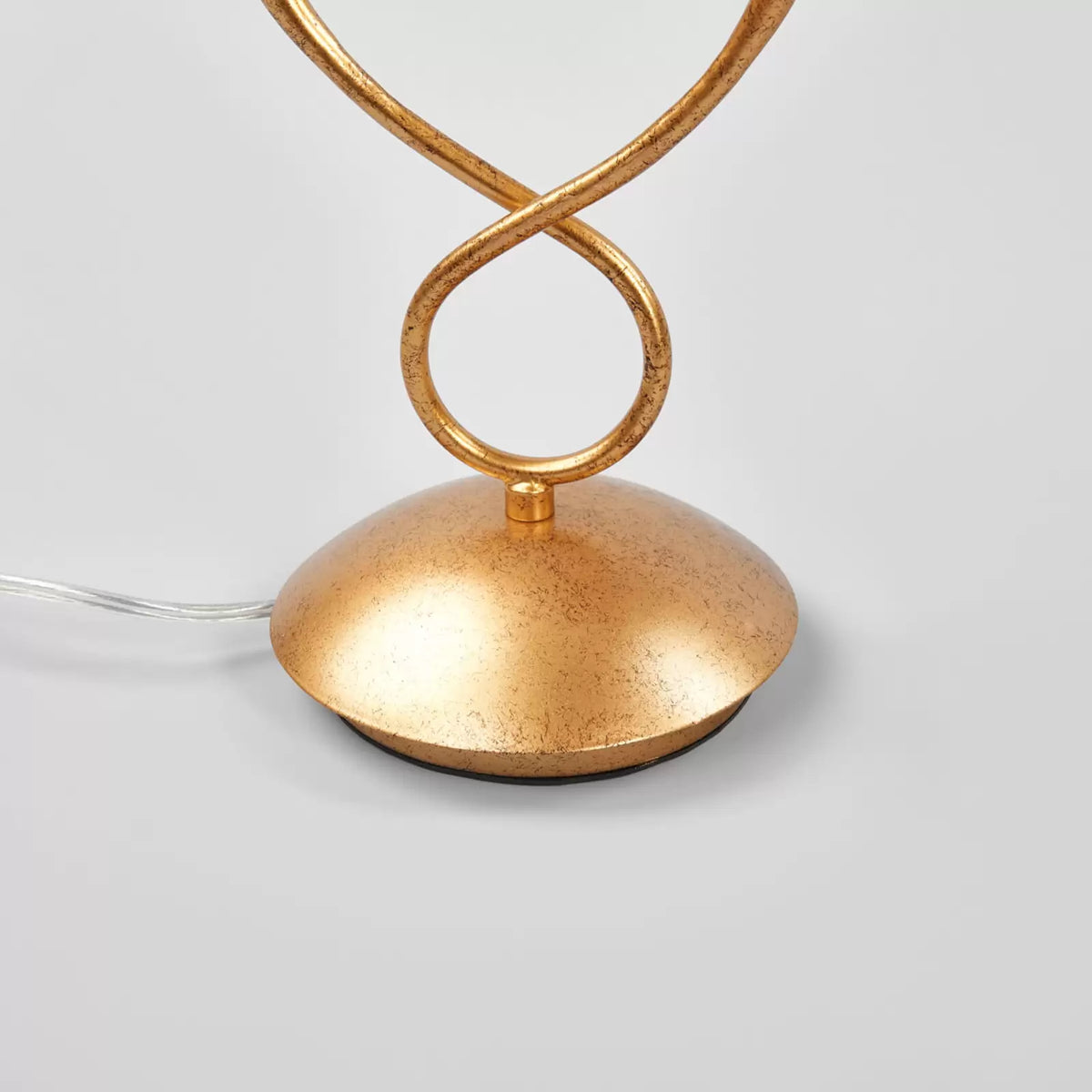Mantra Iluminación Tischleuchte Paola Tischlampe E14 2fl gold mit Textilschirmen - 8435153235467