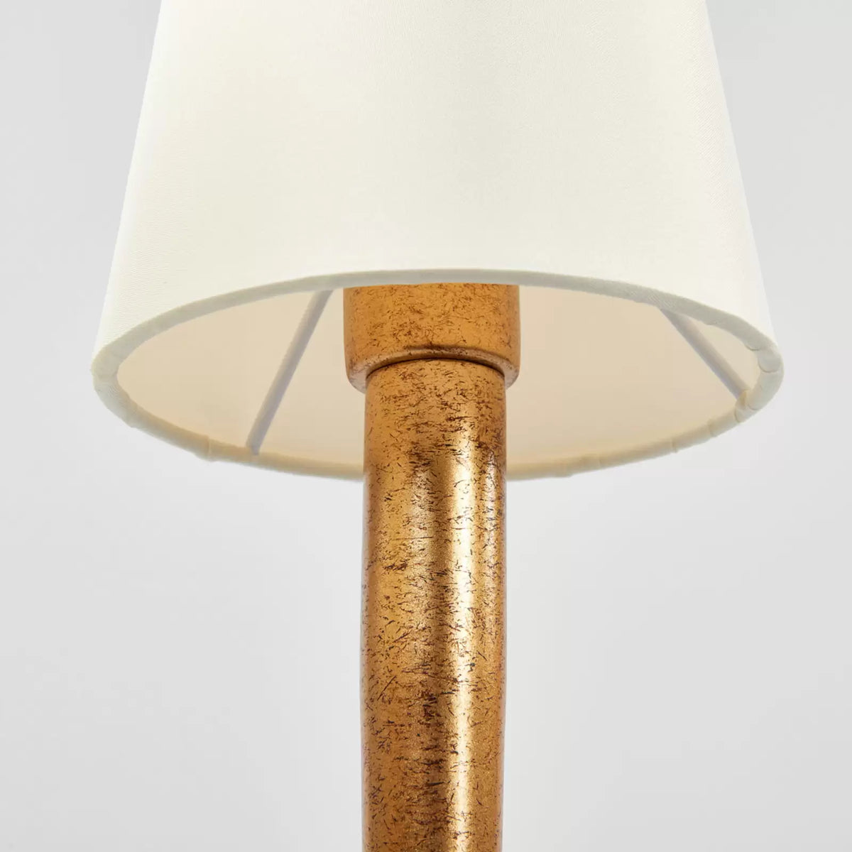Mantra Iluminación Tischleuchte Paola Tischlampe E14 2fl gold mit Textilschirmen - 8435153235467