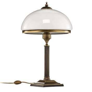 B-Ware Jupiter Tischleuchte Petro Tischlampe Tischlicht Leuchte Lampe Licht Glasschirm  - 5905962006266