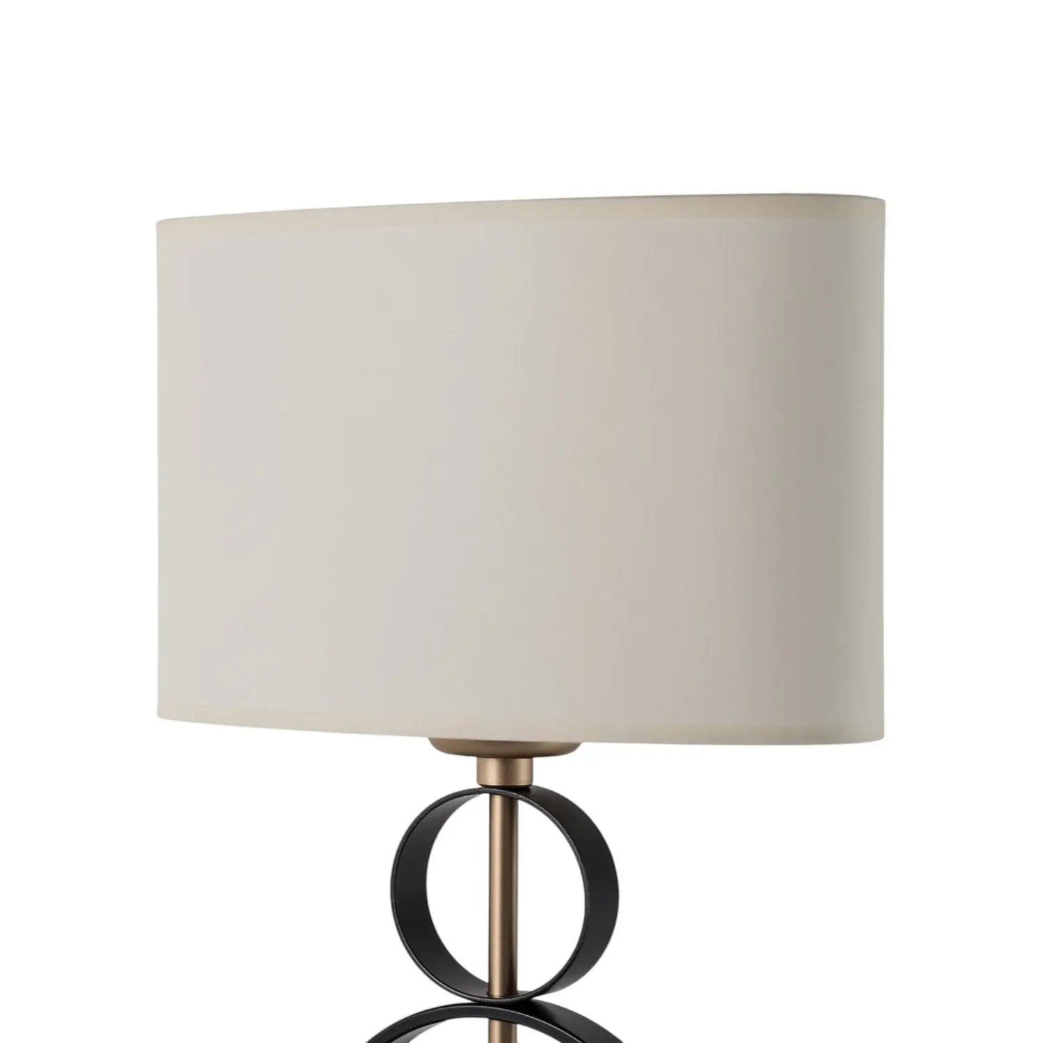 B-Ware Tischleuchte Lampe Priam Schwarz Gold Stahl Schalter 42 Cm E27 Led Leuchte Lampe - 5902553238457
