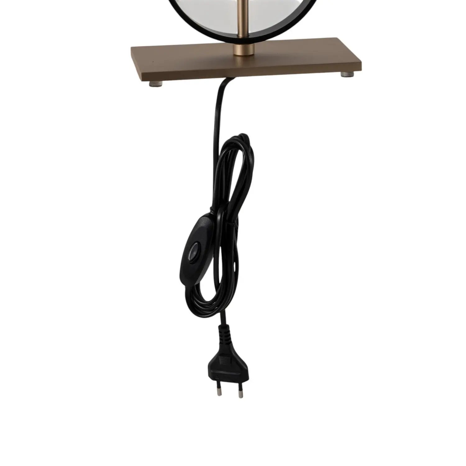 B-Ware Tischleuchte Lampe Priam Schwarz Gold Stahl Schalter 42 Cm E27 Led Leuchte Lampe - 5902553238457