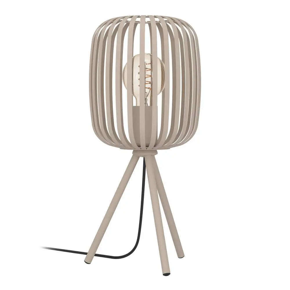 B-Ware Eglo Romazzina Tischleuchte Lampe Schreibtischleuchte ø 200 Mm Sandfarben 1x E27 - 9008606244492
