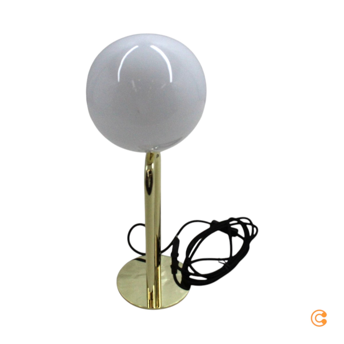 DFTP by Nordlux Tischleuchte Lampe Shapes Glas Messing weiß Schalter E27 LED - 5704924004094