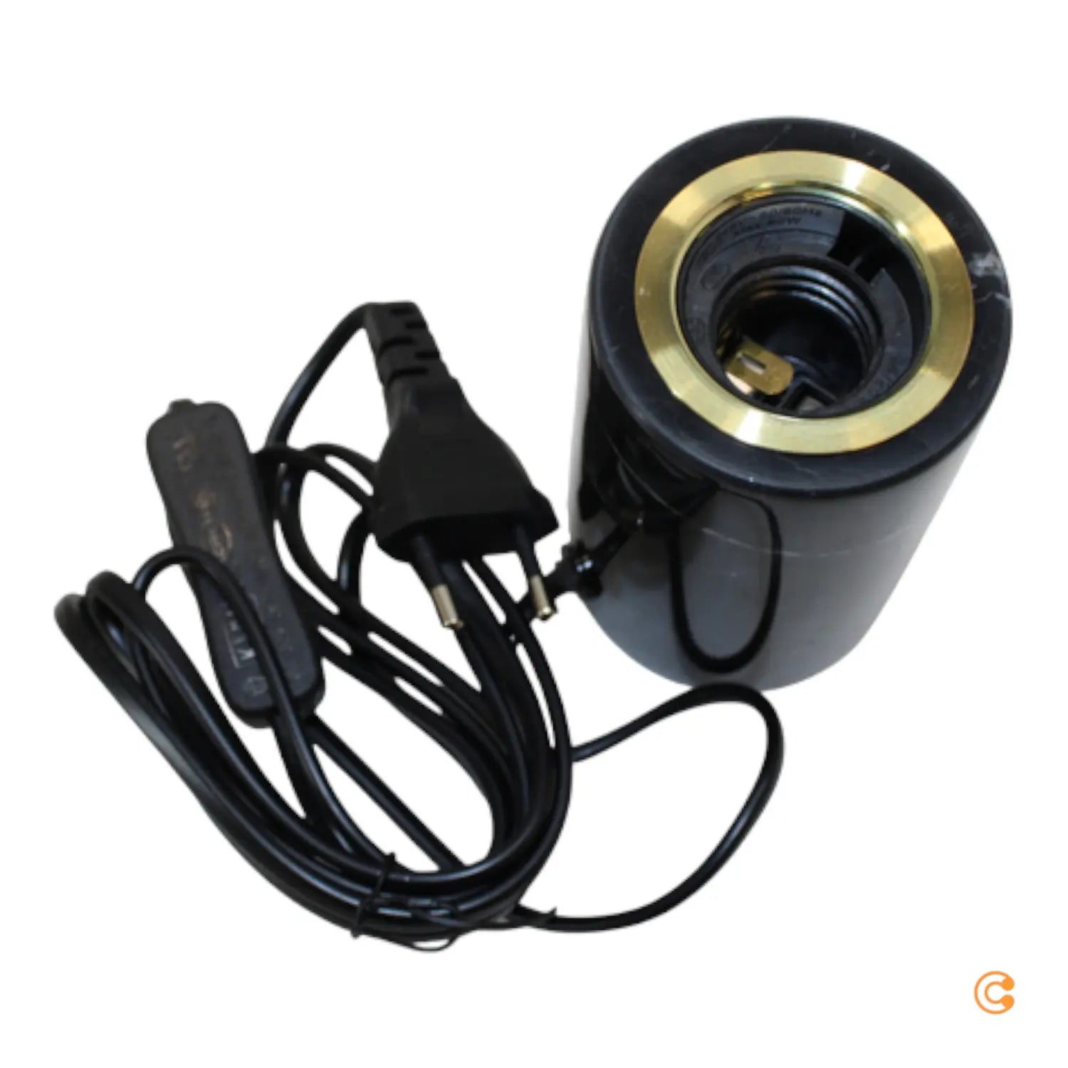 Nordlux Siv 45875003 Tischlampe Marmor Led E27 40 W 1 Flammig Schwarz B-Ware - 5701581371989